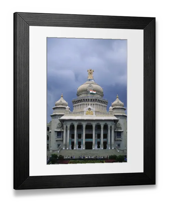 Framed Print : Vidhana Soudha built in 1956, Bangalore, Karnataka, India, Asia Framed Print : Vidhana Soudha built in 1956, Bangalore, Karnataka, India, Asia