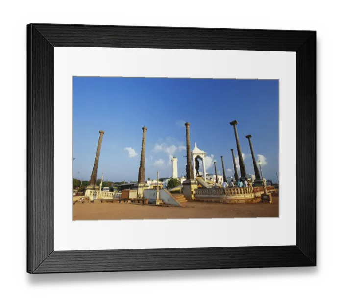 Framed Print : Mahatma Gandhi memorial, Pondicherry, India U.T Framed Print : Mahatma Gandhi memorial, Pondicherry, India U.T