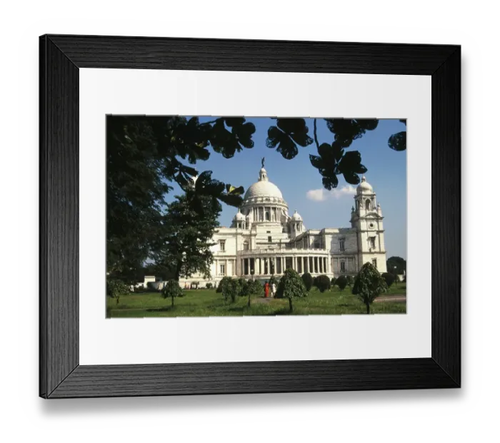 Framed Print : Victoria Memorial Building (1921), Calcutta, West Bengal, India, Asia