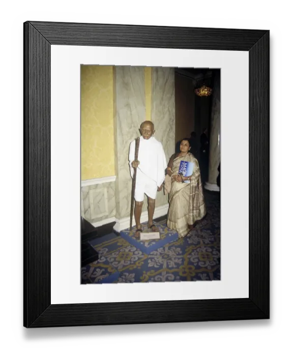 Framed Print : Madame Tussaud's Wax Museum, Mahatma Gandhi, London, U.K. United Kingdom England Framed Print : Madame Tussaud's Wax Museum, Mahatma Gandhi, London, U.K. United Kingdom England
