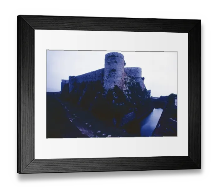Framed Print : Southwest corner of the upper castle, Krak des Chevaliers, Homs, Syria, May 1987, vintage, retro, old, historical, Asia Framed Print : Southwest corner of the upper castle, Krak des Chevaliers, Homs, Syria, May 1987, vintage, retro, old, historical, Asia