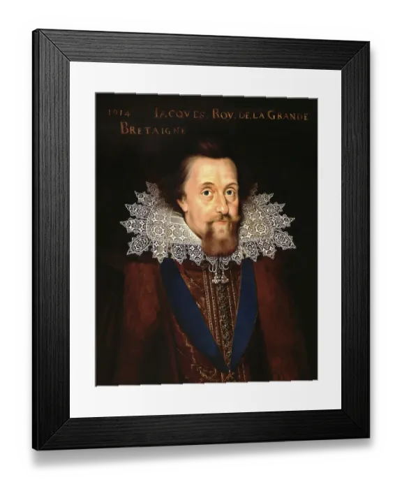 Framed Print : James VI and I, James Charles Stuart, 1566 - 1625, King of England, Scotland and Ireland, digitally edited Framed Print : James VI and I, James Charles Stuart, 1566 - 1625, King of England, Scotland and Ireland, digitally edited