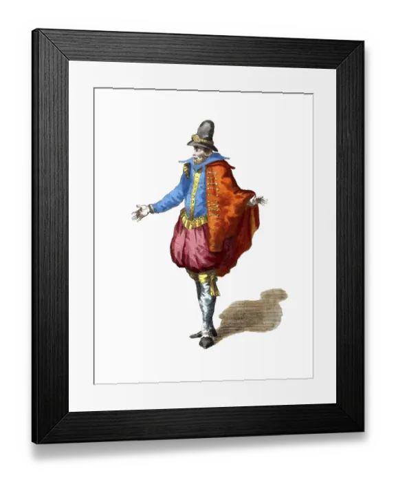 Framed Print : Historical clothing, fashion in the course of time, clothing of a merchant from Paris in 1626, France, digitally restored reproduction of a model from the 18th / 19th century, exact date unknown Framed Print : Historical clothing, fashion in the course of time, clothing of a merchant from Paris in 1626, France, digitally restored reproduction of a model from the 18th / 19th century, exact date unknown