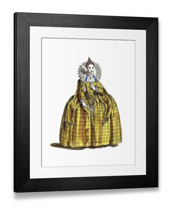 Framed Print : Historical clothing, fashion over time, Elizabeth I, Elizabeth I, actually Elizabeth Tudor, also The Virgin Queen, The Maiden Queen (7 September 1533, 24 March 1603), was Queen of England and Ireland from 17 November 1558 until the end of her life Framed Print : Historical clothing, fashion over time, Elizabeth I, Elizabeth I, actually Elizabeth Tudor, also The Virgin Queen, The Maiden Queen (7 September 1533, 24 March 1603), was Queen of England and Ireland from 17 November 1558 until the end of her life