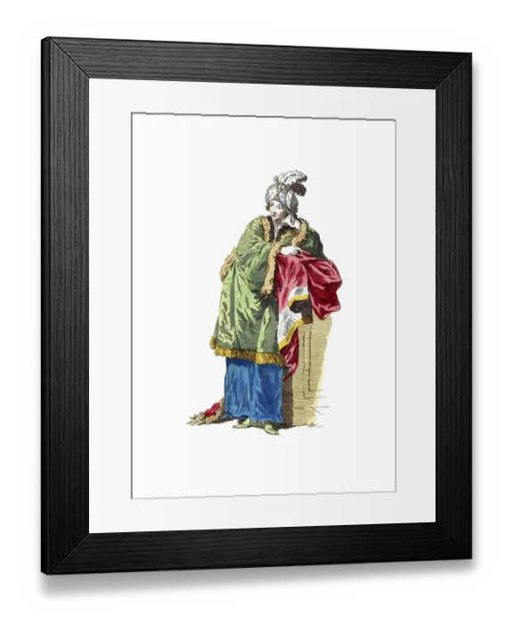 Framed Print : Historical clothing, fashion over time, clothing of the white sultana in 1749, Ottoman Empire, digitally restored reproduction of a model from the 18th / 19th century, exact date unknown Framed Print : Historical clothing, fashion over time, clothing of the white sultana in 1749, Ottoman Empire, digitally restored reproduction of a model from the 18th / 19th century, exact date unknown
