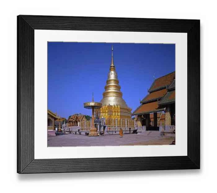 Framed Print : Wat Phra That, Lampoon, Thailand, Asia Framed Print : Wat Phra That, Lampoon, Thailand, Asia