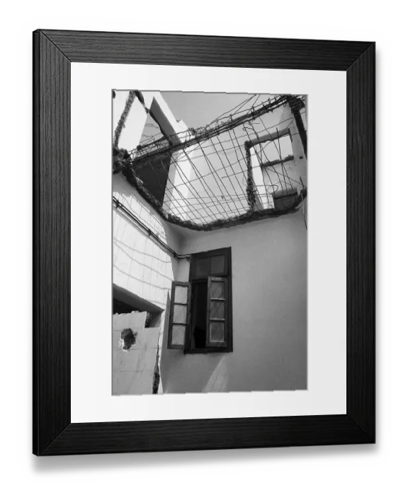 Framed Print : Broken roofless house Malabar Hill Mumbai Maharashtra India Asia 1978 Framed Print : Broken roofless house Malabar Hill Mumbai Maharashtra India Asia 1978