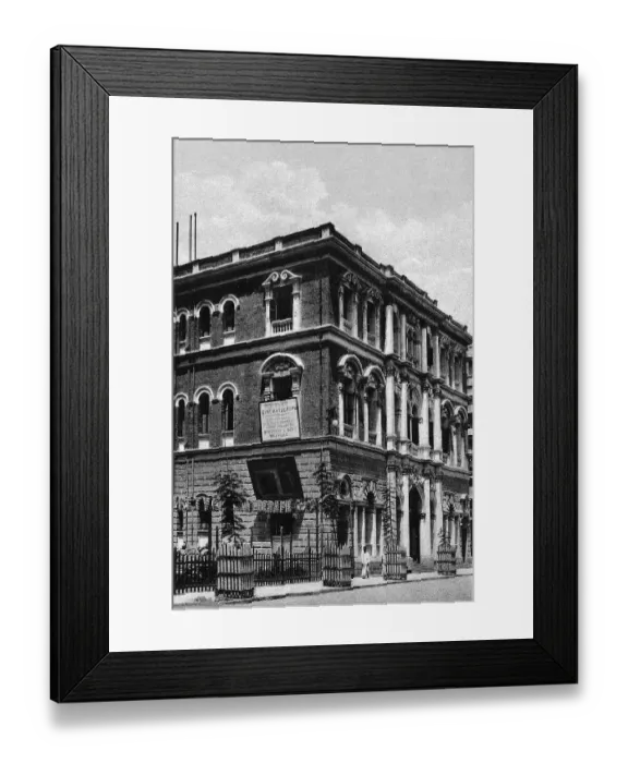 Framed Print : Old vintage photo of novelty theatre mumbai maharashtra India