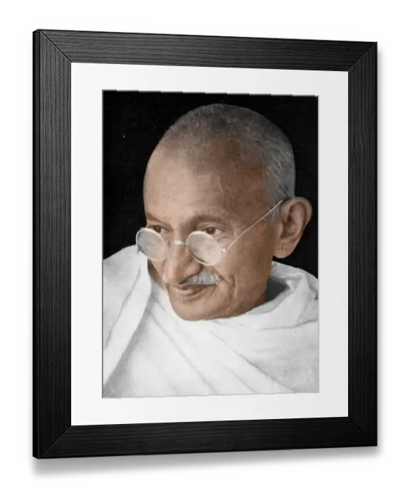 Framed Print : Indian freedom fighters, mahatma gandhi, india, asia, 1936