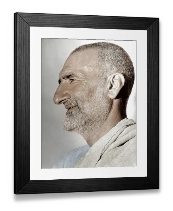 Framed Print : Indian freedom fighter, khan abdul ghaffar khan, india, asia, 1946