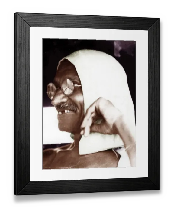 Framed Print : Indian freedom fighters, mahatma gandhi, india, asia, 1930