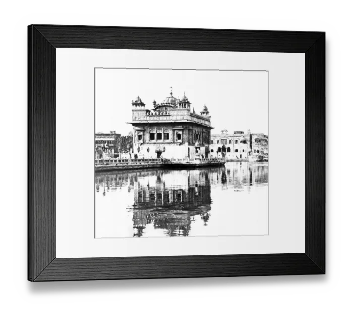 Framed Print : Old vintage lantern slide of golden temple, Amritsar, Punjab, India, Asia, 1800s, Asia Framed Print : Old vintage lantern slide of golden temple, Amritsar, Punjab, India, Asia, 1800s, Asia