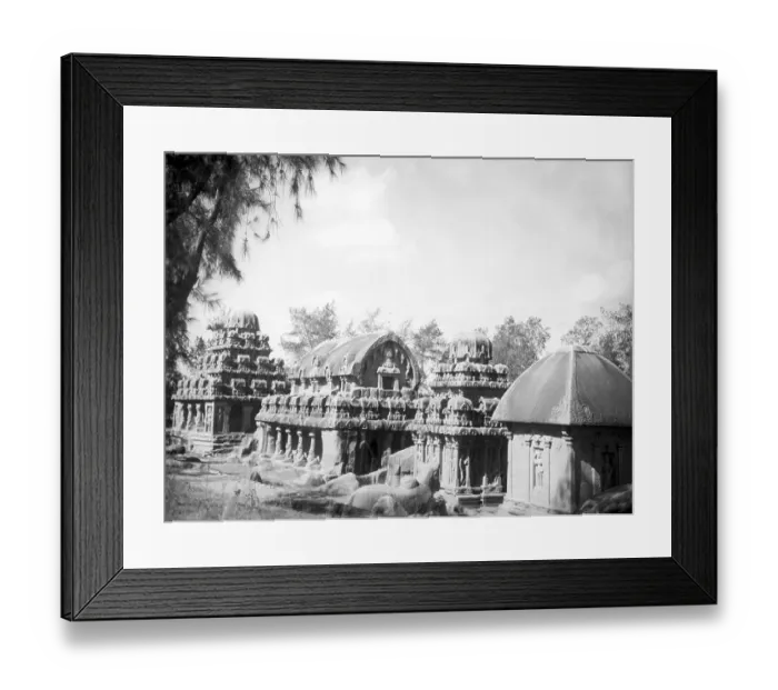 Framed Print : Old vintage lantern slide of pancha rathas, mahabalipuram, chennai, Tamil nadu, India, Asia Framed Print : Old vintage lantern slide of pancha rathas, mahabalipuram, chennai, Tamil nadu, India, Asia