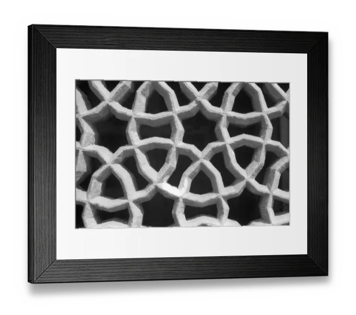 Framed Print : Old vintage photo of window, fatehpur, Agra, uttar Pradesh, India, Asia 1900s, Asia