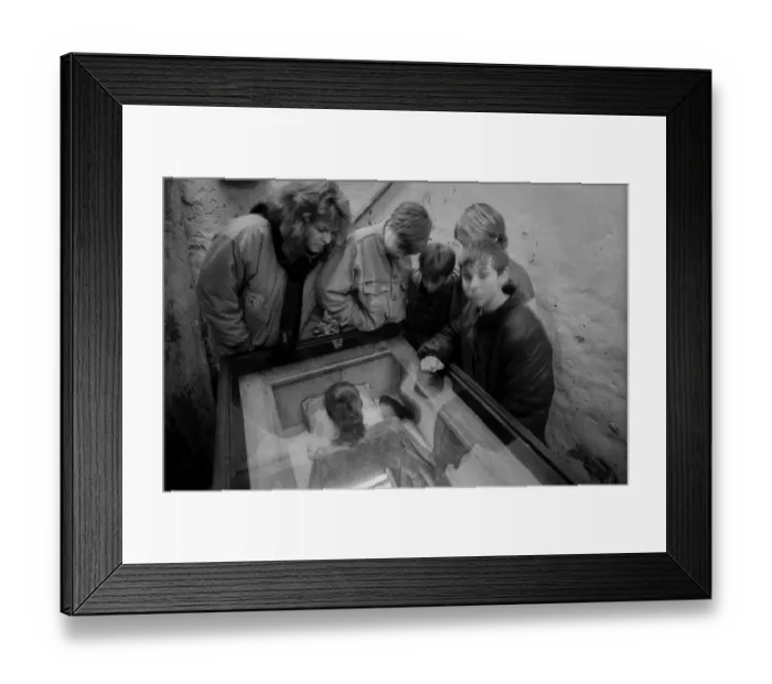 Framed Print : Germany, Kampehl, 01.02.1992, Mummy of the knight Kahlputz in Kampehl, Europe Framed Print : Germany, Kampehl, 01.02.1992, Mummy of the knight Kahlputz in Kampehl, Europe