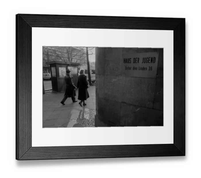 Framed Print : Germany, Berlin, 19 February 1992, House of Youth, Unter den Linden, Europe