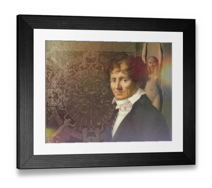 Framed Print : Dominique Vivant, Baron Denon, 1747 - 1825, French artist, writer, diplomat, author, and archaeologist, Dendera zodiac, Ancient Dendera Temple complex, Dendera, Egypt, digitally edited, Africa Framed Print : Dominique Vivant, Baron Denon, 1747 - 1825, French artist, writer, diplomat, author, and archaeologist, Dendera zodiac, Ancient Dendera Temple complex, Dendera, Egypt, digitally edited, Africa