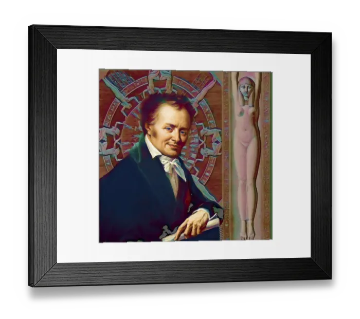 Framed Print : Dominique Vivant, Baron Denon, 1747 - 1825, French artist, writer, diplomat, author, and archaeologist, Dendera zodiac, Ancient Dendera Temple complex, Dendera, Egypt, digitally edited, Africa Framed Print : Dominique Vivant, Baron Denon, 1747 - 1825, French artist, writer, diplomat, author, and archaeologist, Dendera zodiac, Ancient Dendera Temple complex, Dendera, Egypt, digitally edited, Africa