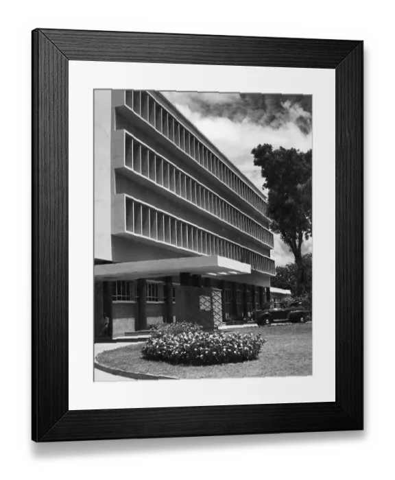 Framed Print : s cientific and Indus trial Research Ins titute building at Delhi, India 1940's