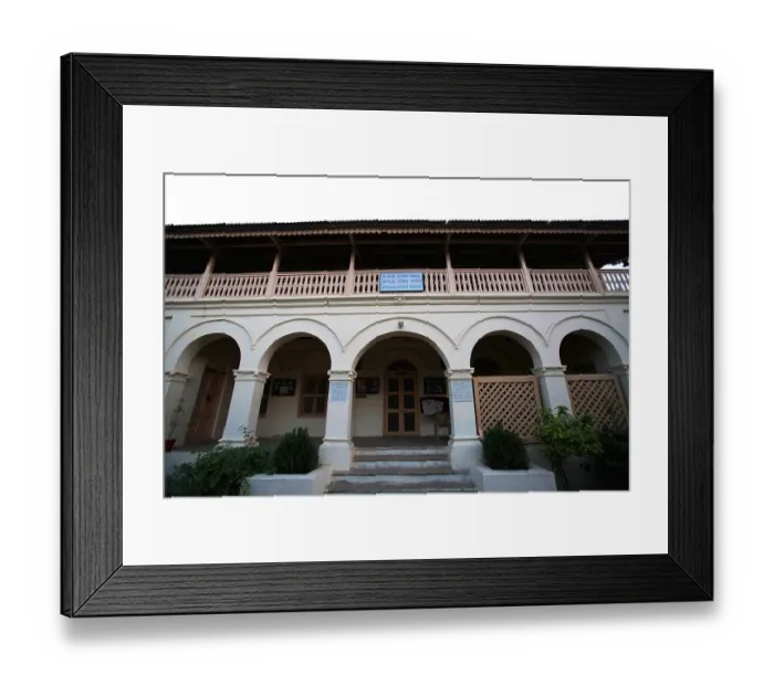Framed Print : s atyagraha As hram founded in 25-May-1915 at Kochrab, Ahmedabad, Gujarat, India, As ia