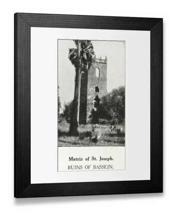 Framed Print : Catholic community Matriz of St Jos eph, ruins of Bess ein, Vas ai, Maharas htra, India, As ia Framed Print : Catholic community Matriz of St Jos eph, ruins of Bess ein, Vas ai, Maharas htra, India, As ia