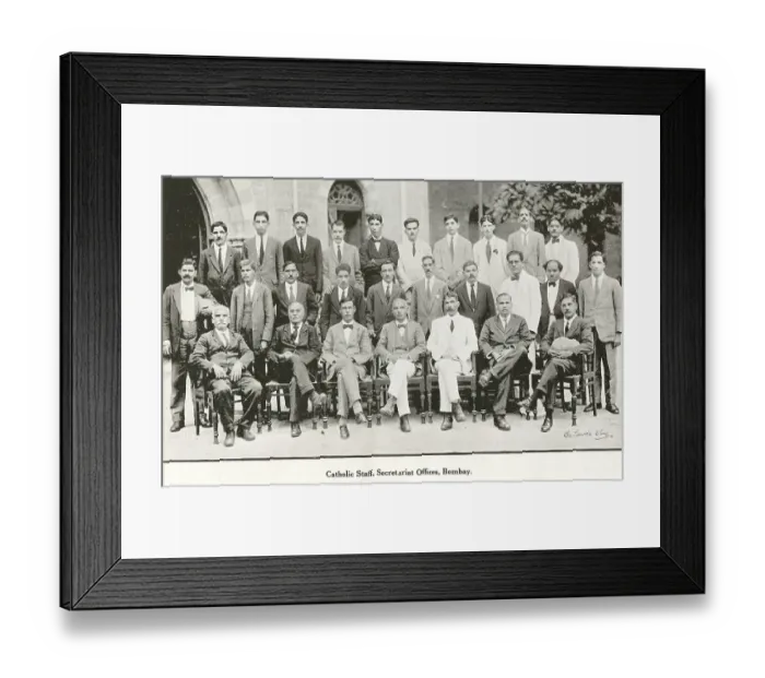 Framed Print : Catholic Community Catholic staff secretariat Offices, Bombay Mumbai, Maharas htra, India, As ia