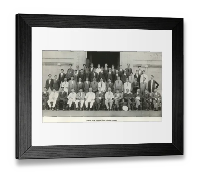 Framed Print : Catholic Community Catholic staff Imperial Bank of India, Bombay Mumbai, Maharas htra, India, As ia Framed Print : Catholic Community Catholic staff Imperial Bank of India, Bombay Mumbai, Maharas htra, India, As ia