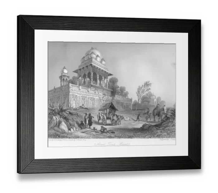 Framed Print : Aboo's tomb, Merat Meerut, Delhi, India, As ia Framed Print : Aboo's tomb, Merat Meerut, Delhi, India, As ia