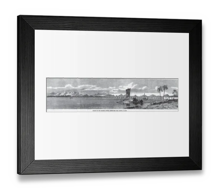 Framed Print : Madras View Viaduct on Madras Railway across the river Poiney in arcot, Chennai, Tamil Nadu, India, As ia Framed Print : Madras View Viaduct on Madras Railway across the river Poiney in arcot, Chennai, Tamil Nadu, India, As ia