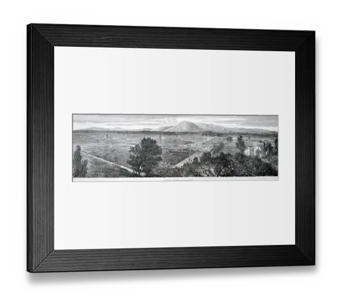 Framed Print : The British cantonments, Langtobal, Manipur, India, As ia