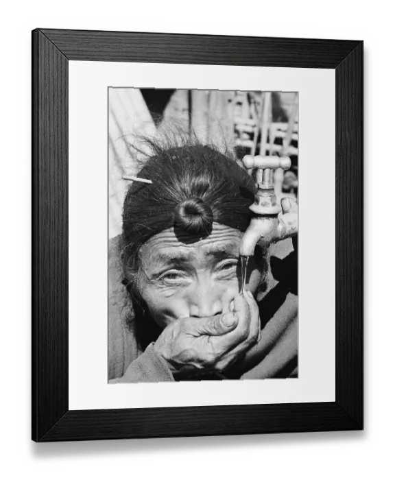 Framed Print : Pictures of Apa Tani tribe in Lower subans iri dis trict near Ziro, Arunachal Prades h, India 1982