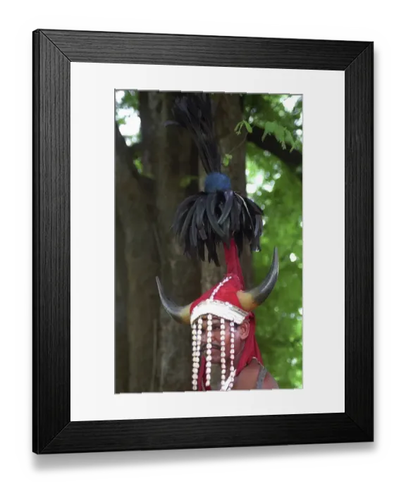 Framed Print : Tribal, bi son horn madia, Chhattis garh, India, As ia Framed Print : Tribal, bi son horn madia, Chhattis garh, India, As ia