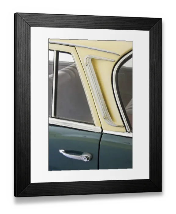 Framed Print : Vintage cars, Mercedes Benz 200 made in 1966