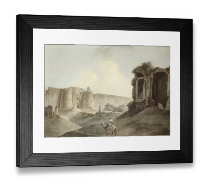 Framed Print : Purana Qila, Delhi, India, As ia