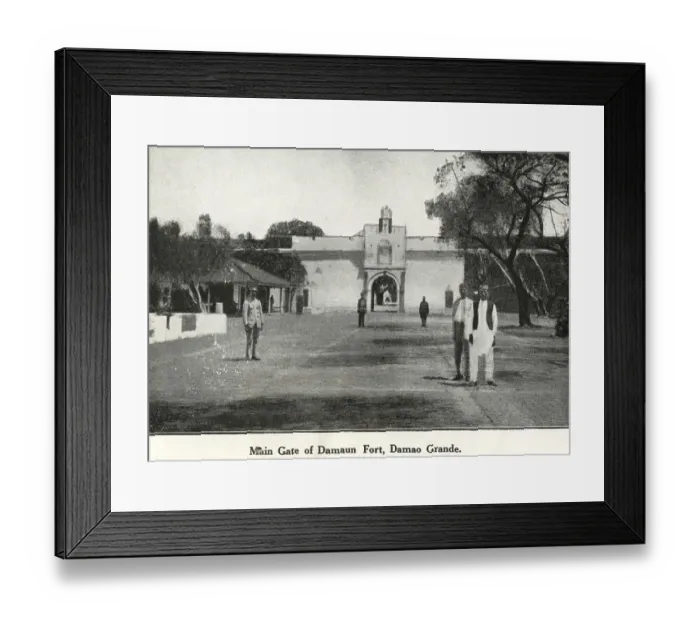 Framed Print : Catholic community Main Gate of Damaun Daman Fort, Damao Grande, India UT Framed Print : Catholic community Main Gate of Damaun Daman Fort, Damao Grande, India UT