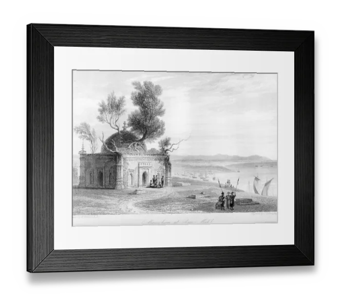 Framed Print : Mausoleum At raje Mahil, India, Asia