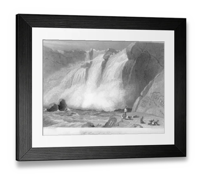 Framed Print : Cataract at Puppanassums, India, Asia Framed Print : Cataract at Puppanassums, India, Asia