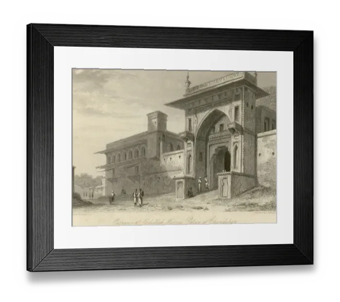 Framed Print : Lithographs Entrance to Abdallah Mirzas Palace at Chandahar, Kandahar, Afghanistan, Asia Framed Print : Lithographs Entrance to Abdallah Mirzas Palace at Chandahar, Kandahar, Afghanistan, Asia