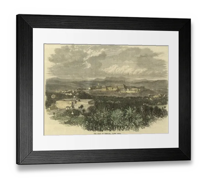 Framed Print : The town of Mercara, Coorg, Karnataka, India, Asia Framed Print : The town of Mercara, Coorg, Karnataka, India, Asia