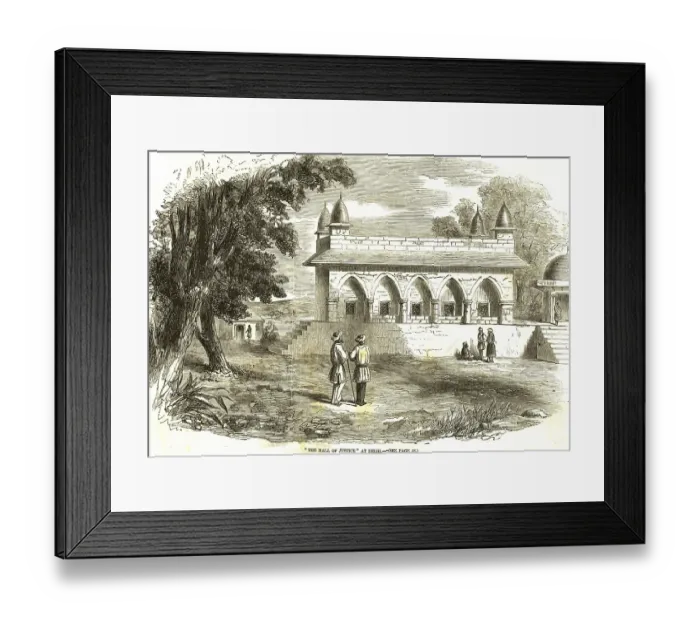 Framed Print : The hall of justice, Delhi, India, Asia Framed Print : The hall of justice, Delhi, India, Asia