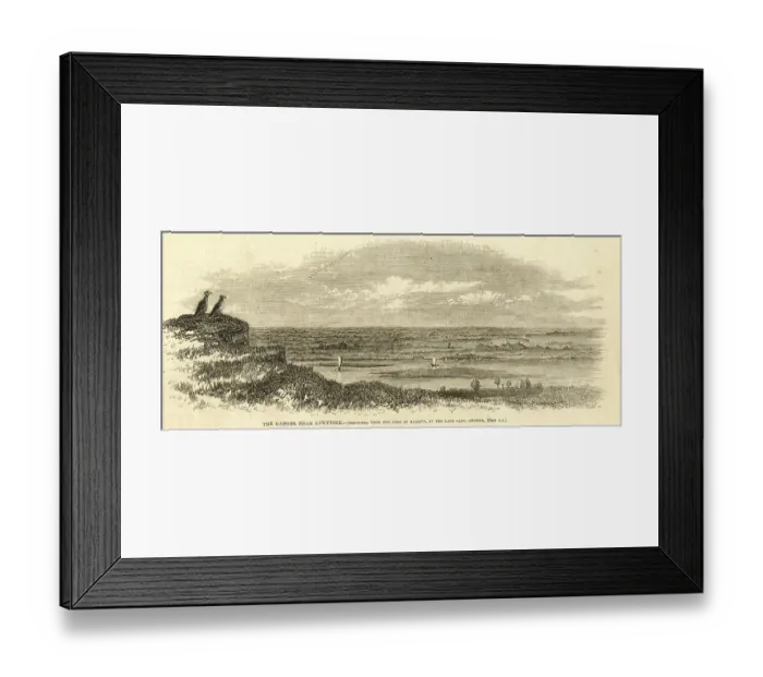 Framed Print : The Ganges near Cawnpore, kanpur, Uttar Pradesh, India, Asia