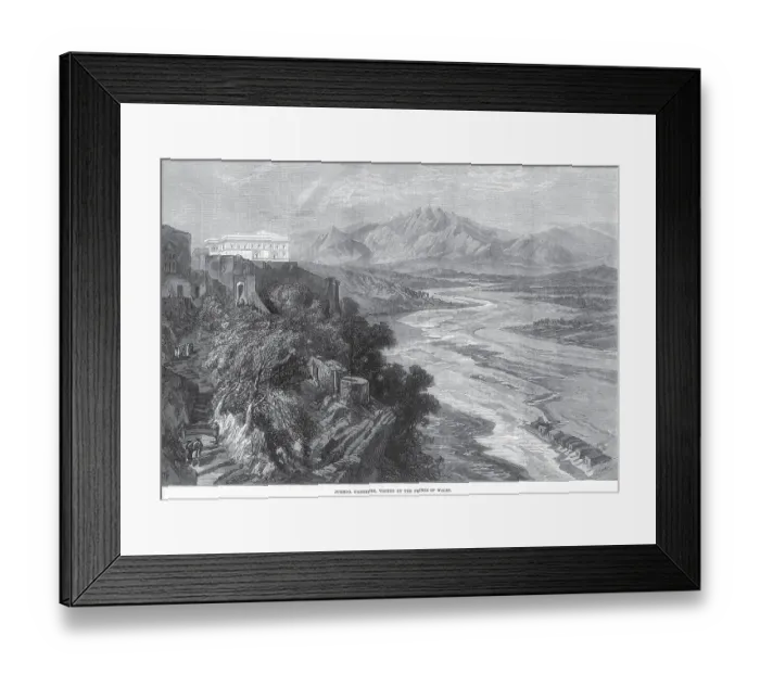 Framed Print : North west and cashmere visited by the prince of Wales, Jammu & Kashmir, India, Asia