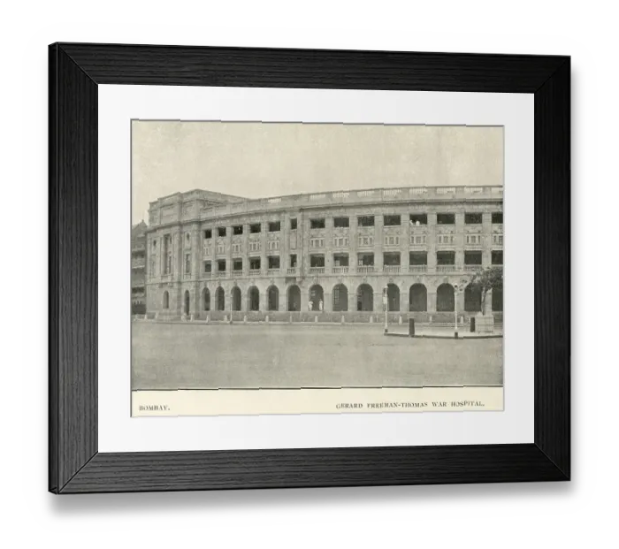 Framed Print : Gerard Freeman, Thomas war hospital, Bombay now Mumbai, Maharashtra, India, Asia Framed Print : Gerard Freeman, Thomas war hospital, Bombay now Mumbai, Maharashtra, India, Asia