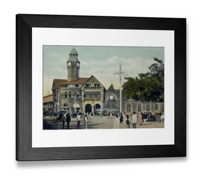 Framed Print : Crawford Market, Bombay Mumbai, maharashtra, India, Asia