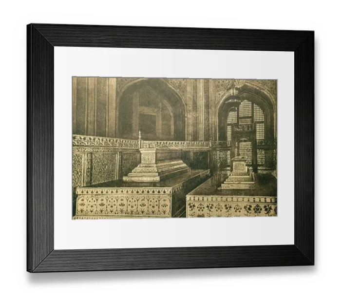 Framed Print : Tombs of Shahjahan & Mumtaz, Uttar Pradesh Framed Print : Tombs of Shahjahan & Mumtaz, Uttar Pradesh