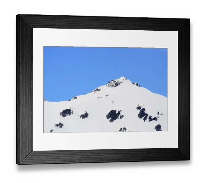 Framed Print : Snow capped mountains, A steel bridge constructed in 1901, tallest cantilever bridge in the world used until 1969, Skagway, Alaska, U.S.A. United States of America