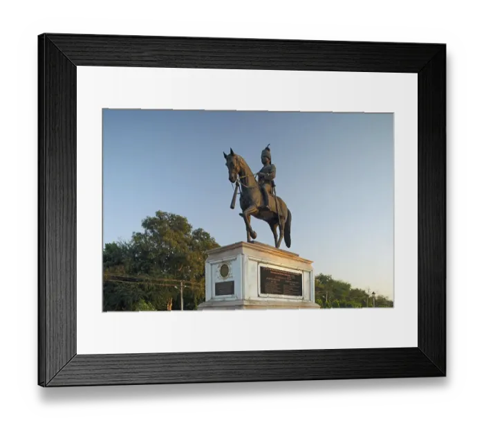 Framed Print : H.H. Rajendra Sir Swai Man Singh II ruler of Jaipur 1922 to 1949, Jaipur, Rajasthan, India, Asia