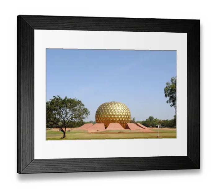 Framed Print : The Matrimandir, a meditation Centre established in 1968, District Viluppuram, Puducherry, Union Territory, India, Asia Framed Print : The Matrimandir, a meditation Centre established in 1968, District Viluppuram, Puducherry, Union Territory, India, Asia