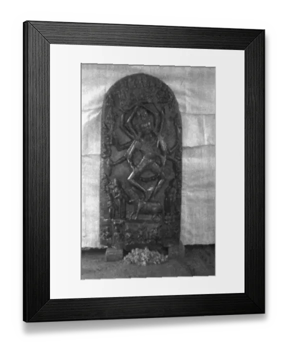 Framed Print : A deity stone at Noakhali East Bengal, 1946 Framed Print : A deity stone at Noakhali East Bengal, 1946
