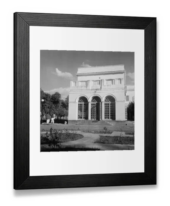 Framed Print : One wing of Birla House, Delhi, 1948